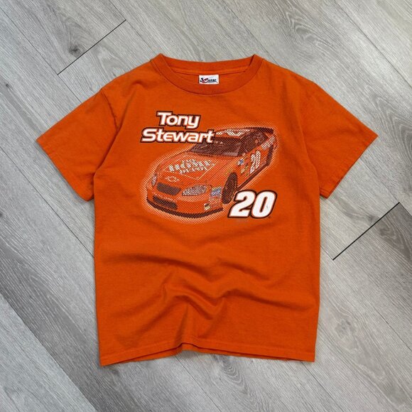 Vintage Chase Authentics NASCAR Tony Stewart #20 T-Shirt - Size Youth/Kids Large - Picture 1 of 6